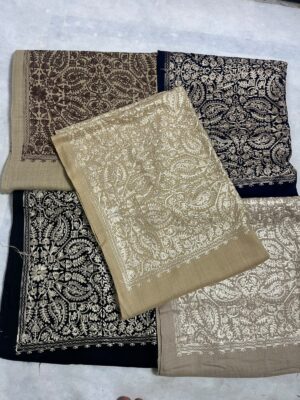 Royal Jal Shawl – All-Over Floral & Paisley Jaal Shawl (2.6 Yards)