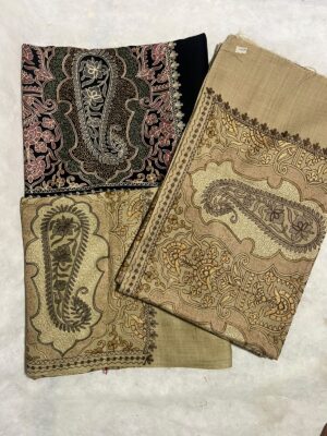 Machine Jama Economical – Classic Paisley Jama Shawl (2.6 Yards)